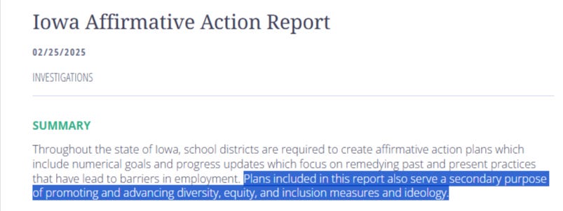 Iowa Affirmative Action Report Iowa Affirmative Action Report