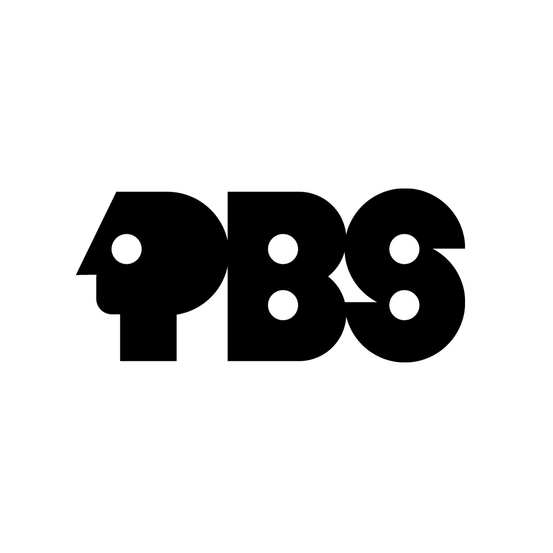 Herb Lubalin's early logo for PBS 1971