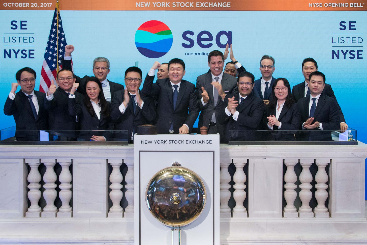 Southeast Asia gaming and e-commerce firm Sea ends first day on NYSE up 8%  | TechCrunch