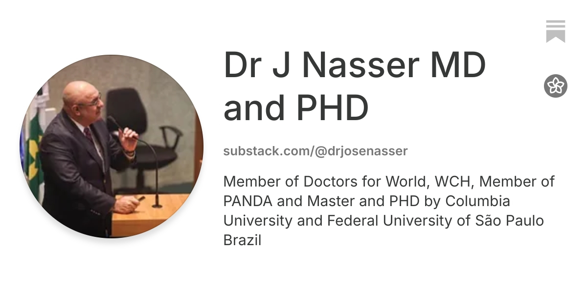 Dr J Nasser MD and PHD | Substack