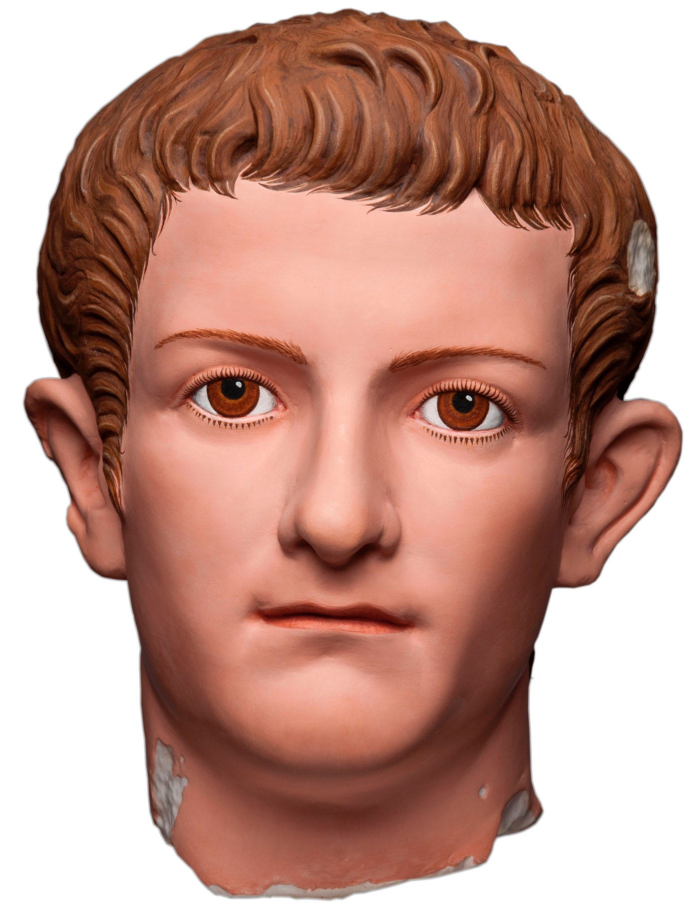 Caligula (reconstruction), 37-41 C.E. (2011), Marble. H: 28 cm, Archäologischen Institut der Universität Göttingen and Stiftung Archäologie, Munich