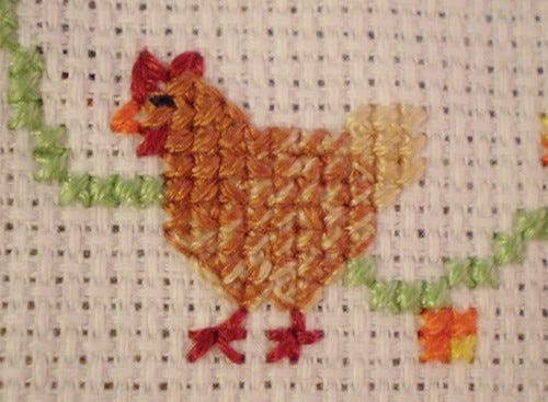 Cross Stitch Chicken Cross Stitch Chicken