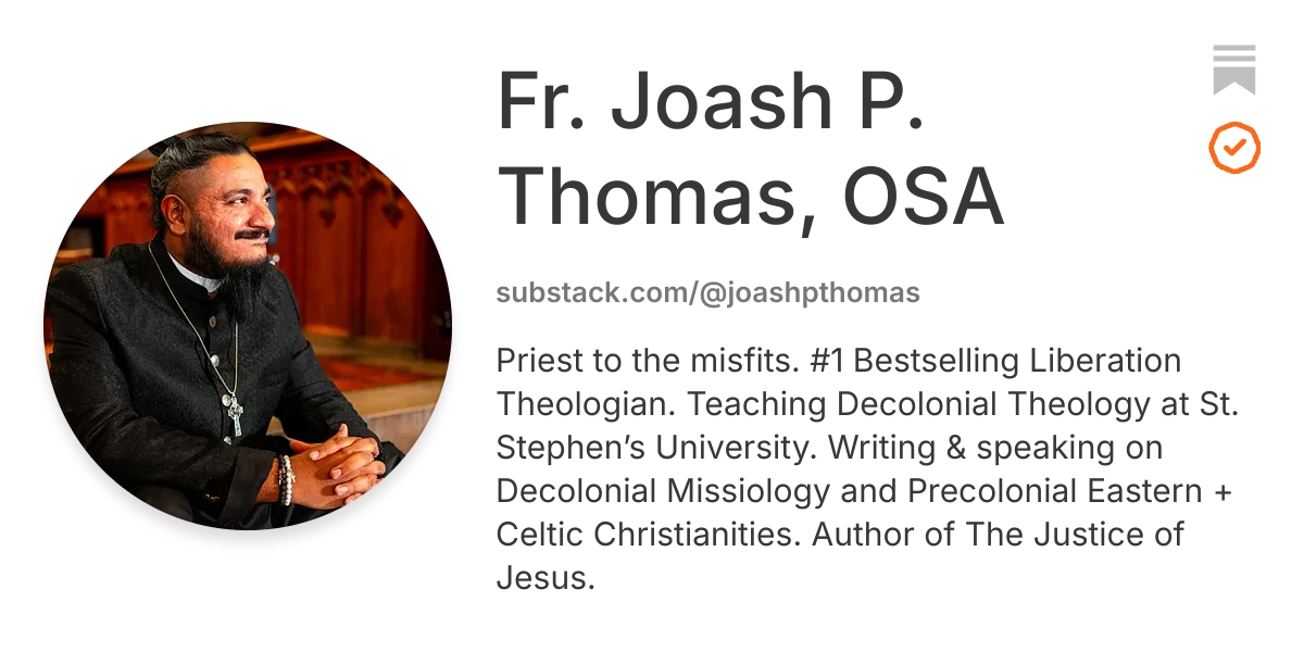 Fr. Joash P. Thomas | Substack