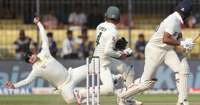 Lyon hails Steve Smith after his Test-changing catch | The Canberra Times | Canberra, ACT Lyon hails Steve Smith after his Test-changing catch | The Canberra Times | Canberra, ACT