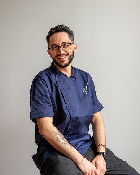 Profile images of Owners Zac Denham and Clark Gale with Executive Chef Connor DeMarco (Photos: Zach Zkowronek)