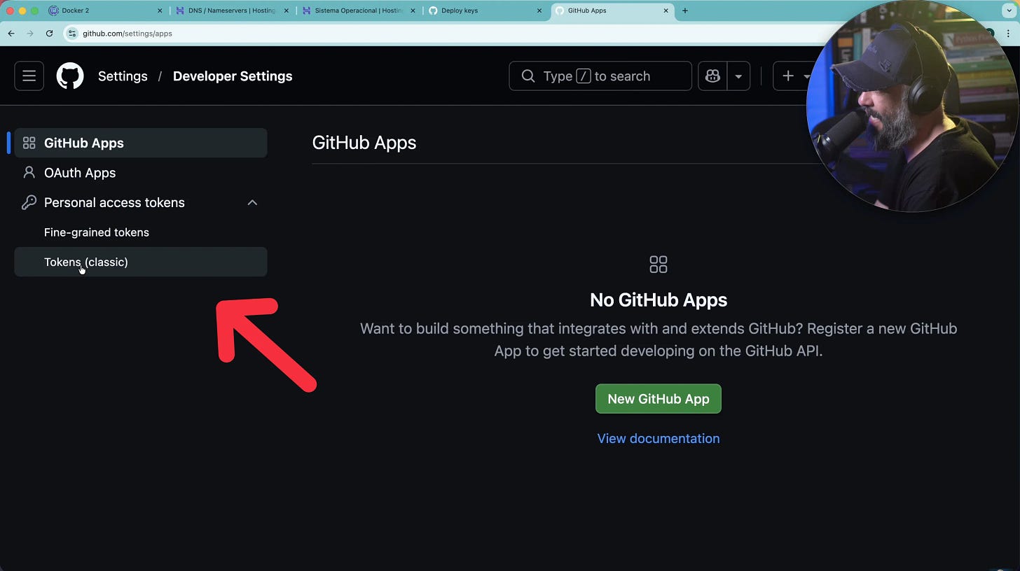 Personal Access Token do GitHub Personal Access Token do GitHub