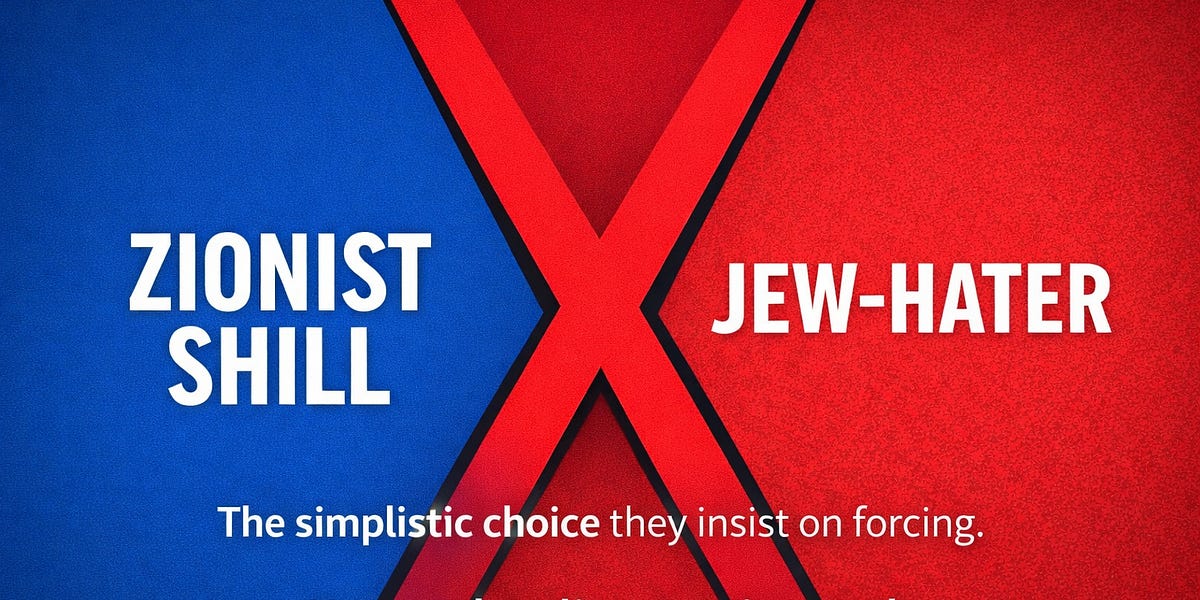 Why I don't hate Jews...and I'm not a Zionist