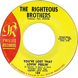 The face label of a 7" vinyl record The face label of a 7" vinyl record