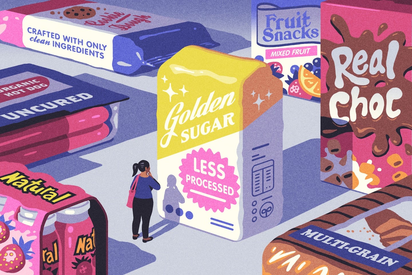 What misleading food labels such as 'less processed' and ...