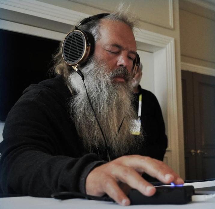 Rick Rubin Wearing Headphones