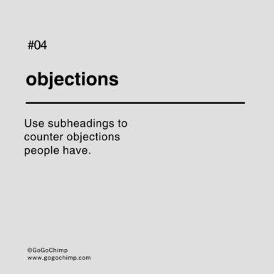 conversion rate optimization objections
