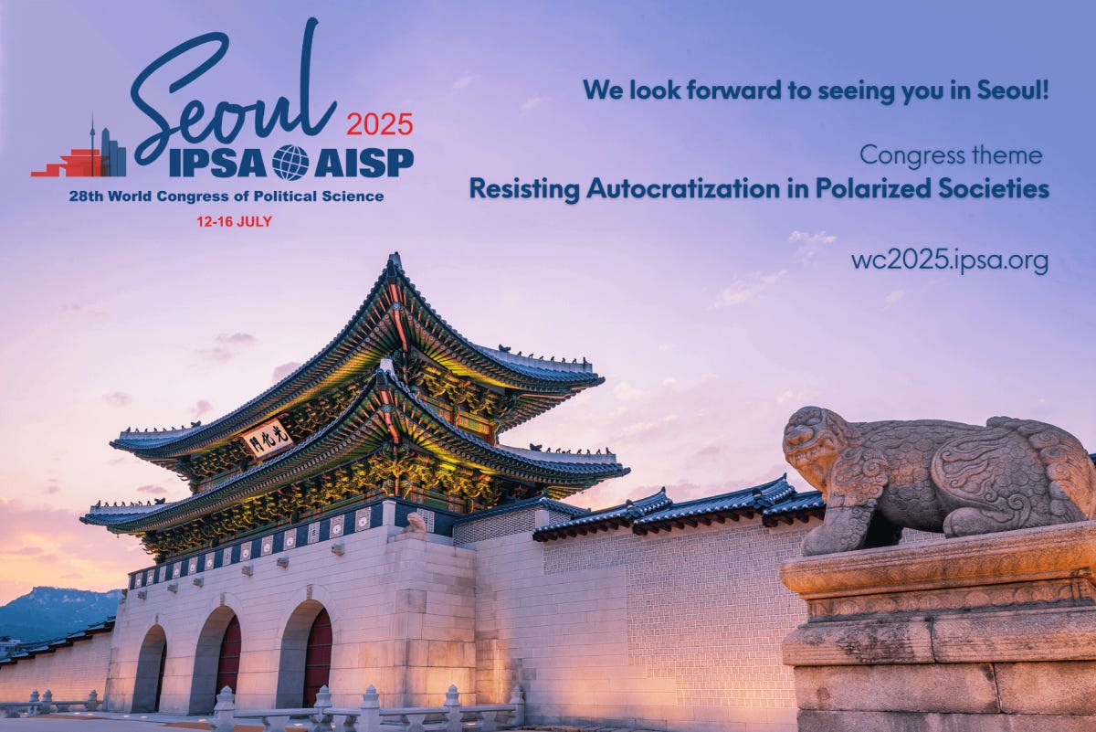 Call for Panels for the 2025 IPSA World Congress Now Open | IPSA