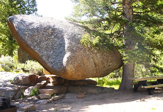 The Rocks at Vedauwoo, Wyoming Photograph of Balanced Rock at Vedauwoo Wyoming