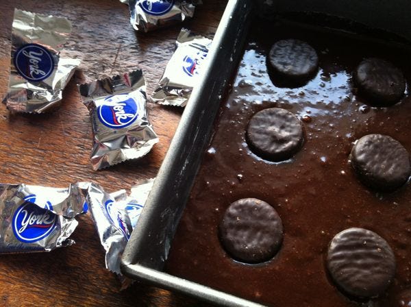 peppermint patty brownies