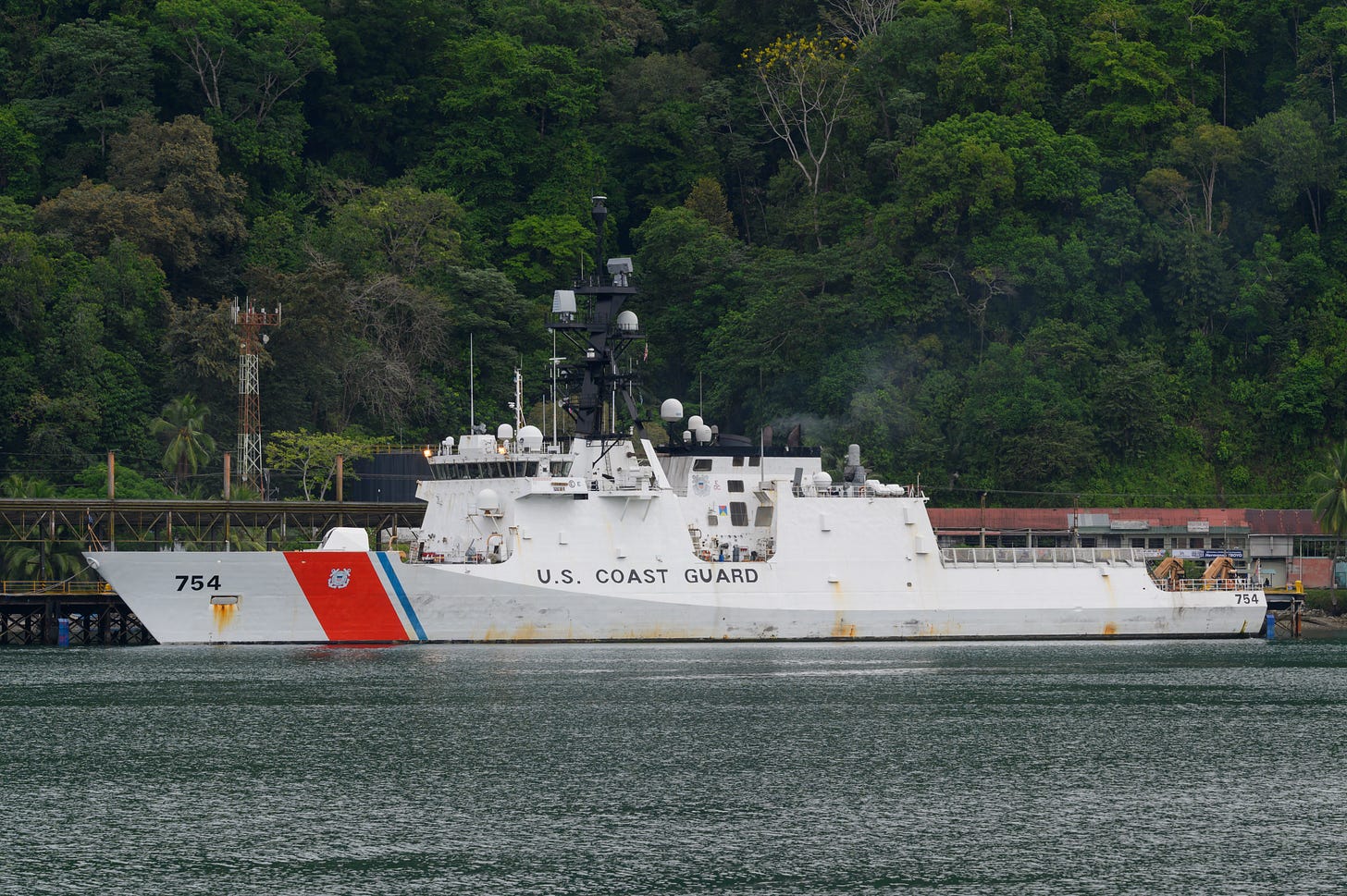US Coast Guard Cutter James docked in Costa Rica US Coast Guard Cutter James docked in Costa Rica