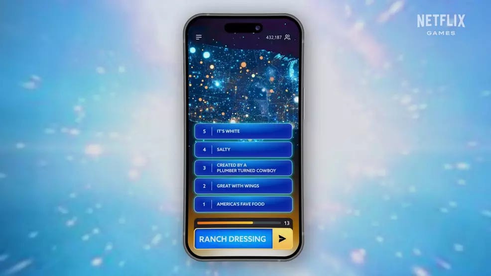 Five example clues for Best Guess Live