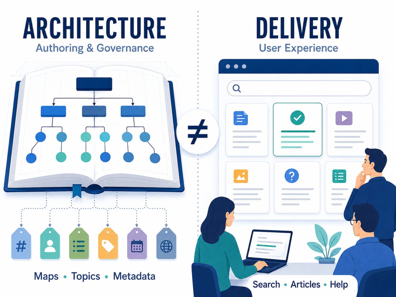 Understanding the difference between authoring models and delivery models. Understanding the difference between authoring models and delivery models.
