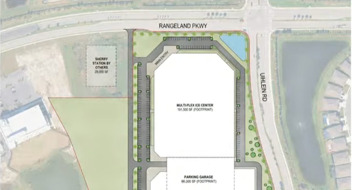 $80 Million Indoor Sports Multiplex With Four Ice Rinks Planned for Lakewood Ranch