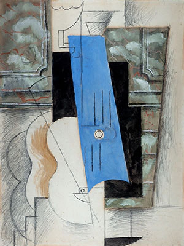 Pablo Picasso - Kytara a plynový hořák 