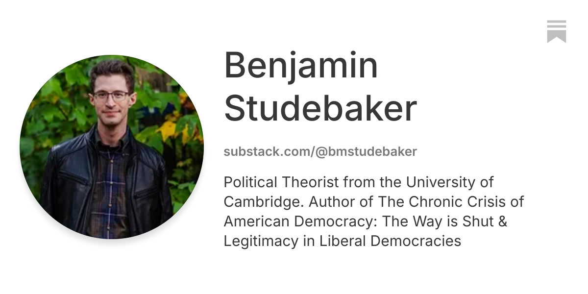 Benjamin Studebaker | Substack
