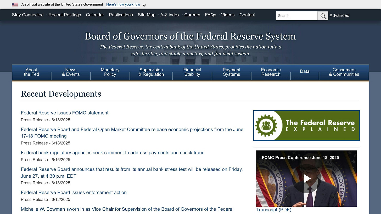 2025 Federal Reserve Policy