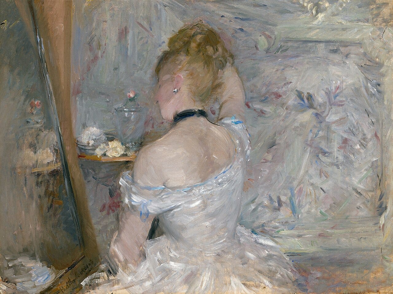 Berthe Morisot Woman at Her Toilette Berthe Morisot Woman at Her Toilette