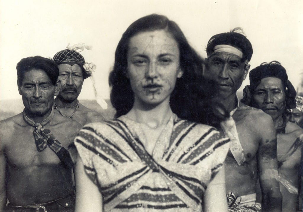 Berta Gleizer Ribeiro entre os Kadiwéu, 1948