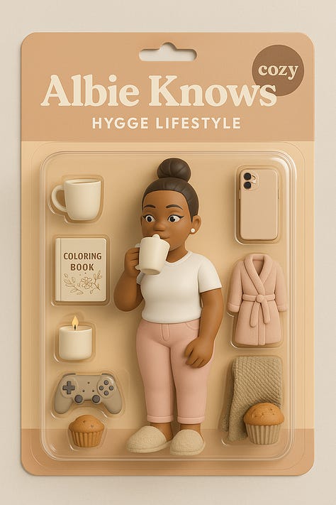 Drafts of AI Generated Albie Knows Action Figures
