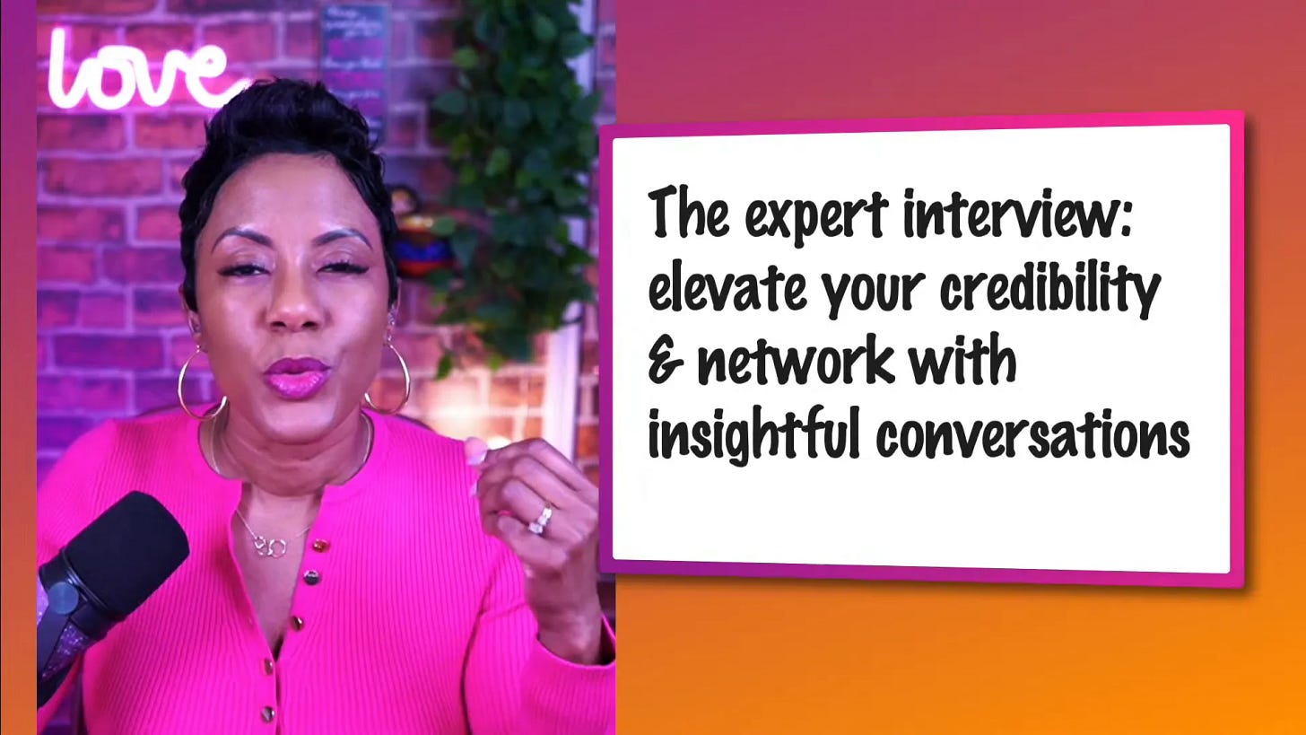 Tanya explaining benefits of guest interviews Tanya explaining benefits of guest interviews