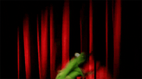 Kermit the frog surtando, eu todinha.