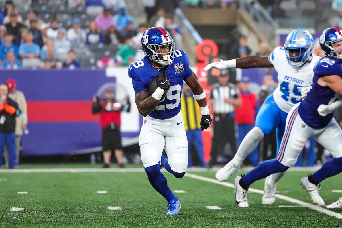Tyrone Tracy Jr. wants to be next great New York Giants running back -  Yahoo Sports