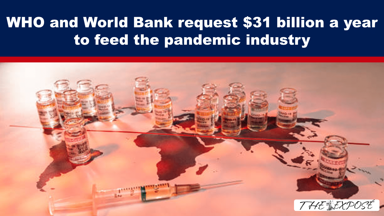 lionessofjudah.substack.com - Lioness of Judah Ministry - BREAKING: WHO and World Bank Request $31 BILLION A YEAR to Feed the Pandemic Industry