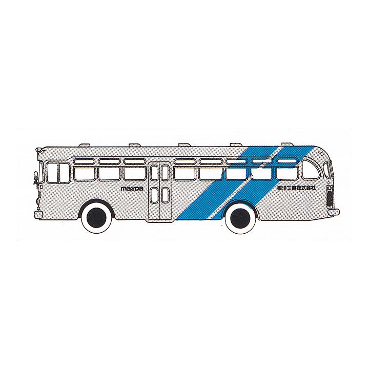 Logo and vehicle liveries for Mazda by PAOS, 1975