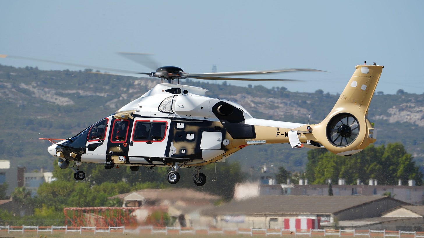 Airbus H160M military helicopter flight test campaign