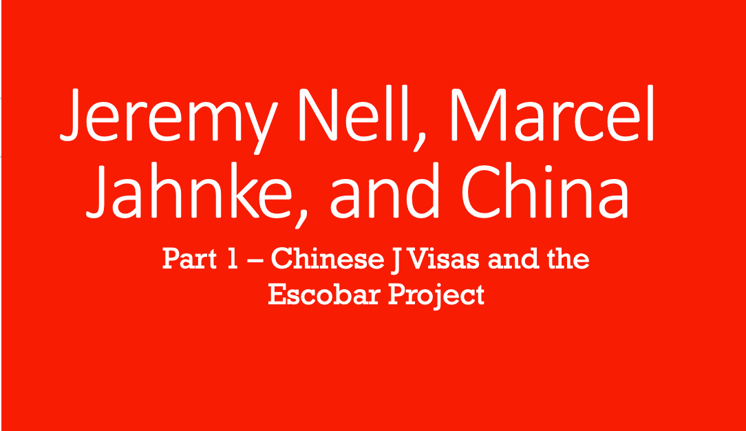 Jeremy Nell, Marcel Jahnke, and China - Part 1