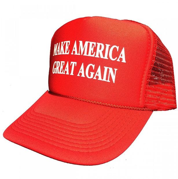 The "Make America Great Again" hats sold at Donald Trump's inauguration ...
