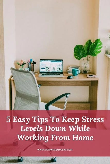 Tips to reduce work from home stress