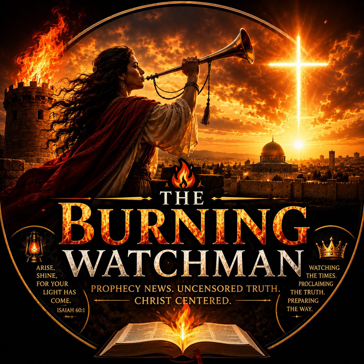 The Burning Watchman logo
