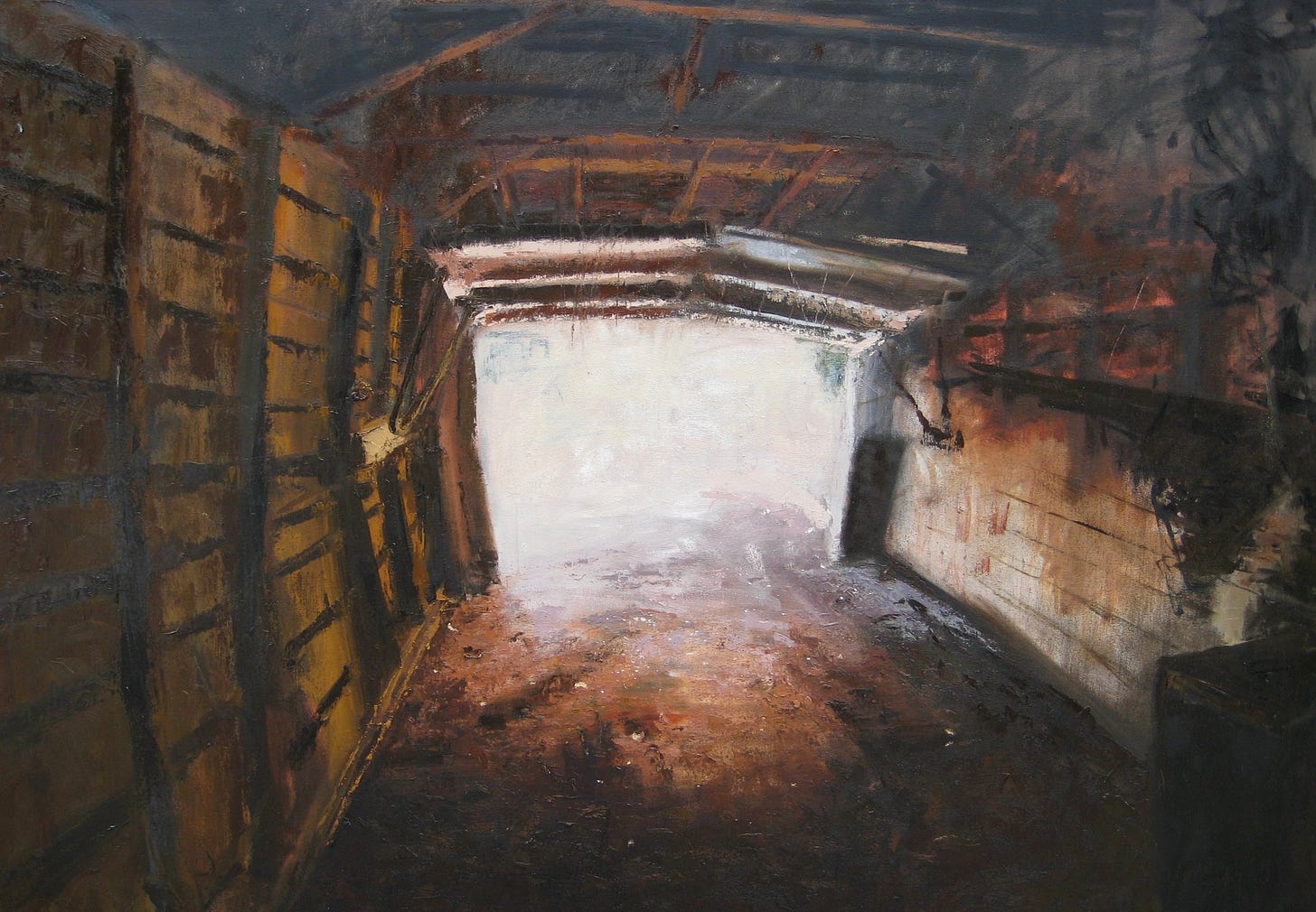  Untitled Threshold #1, 48” X 77”, 2007, SOLD 