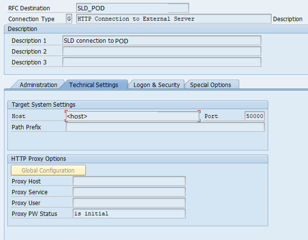 HTTP RFC Destination in sm59 to System Landscape Directory (SLD)