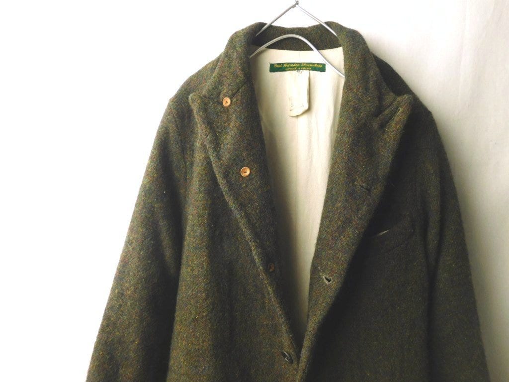 00s the first period Paul Harnden Shoemakers paul (pole) is -ten tweed  Irish tweed coat XS: Real Yahoo auction salling