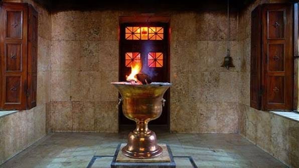 Sacred fire alive for 1,550 years at Iranian Zoroastrian temple