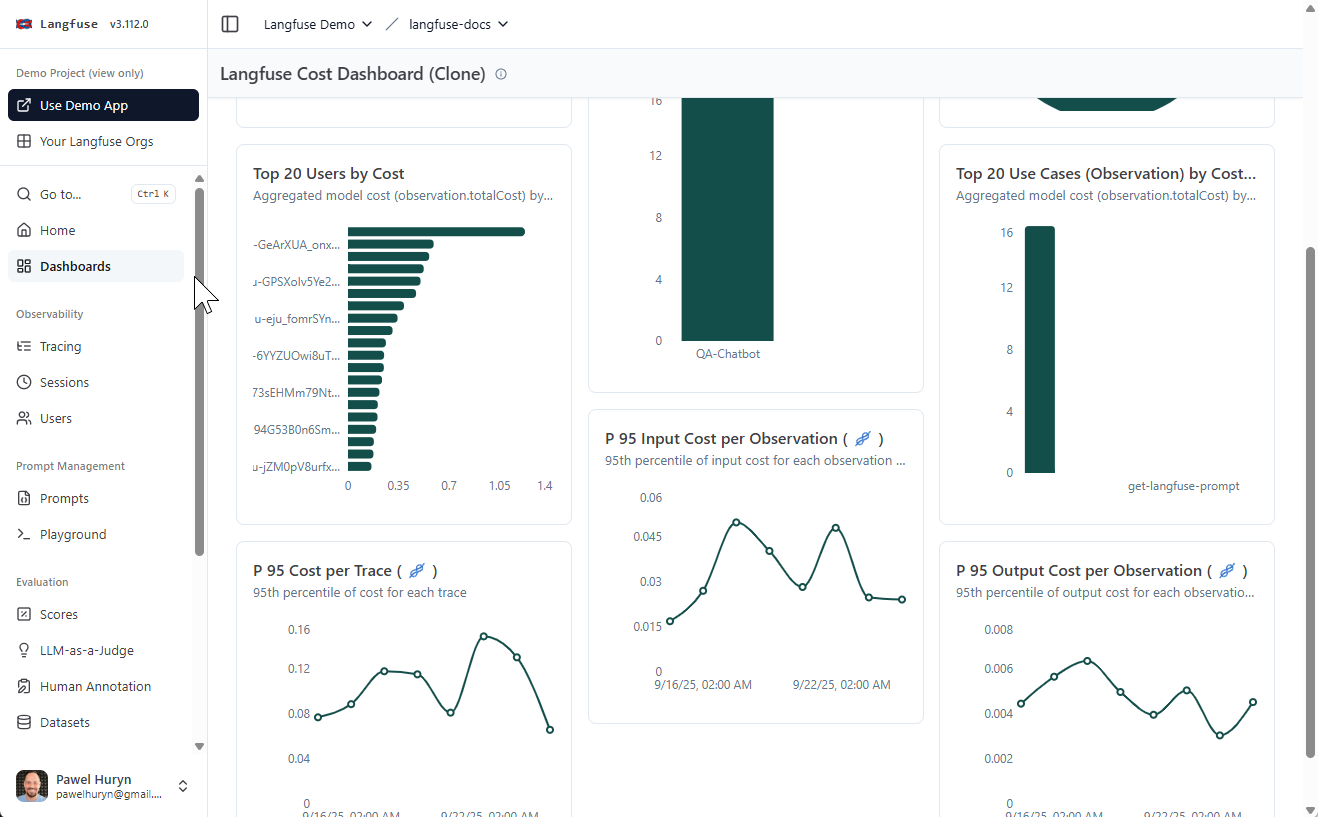 Monitoring in Langfuse, evals platform Monitoring in Langfuse, evals platform