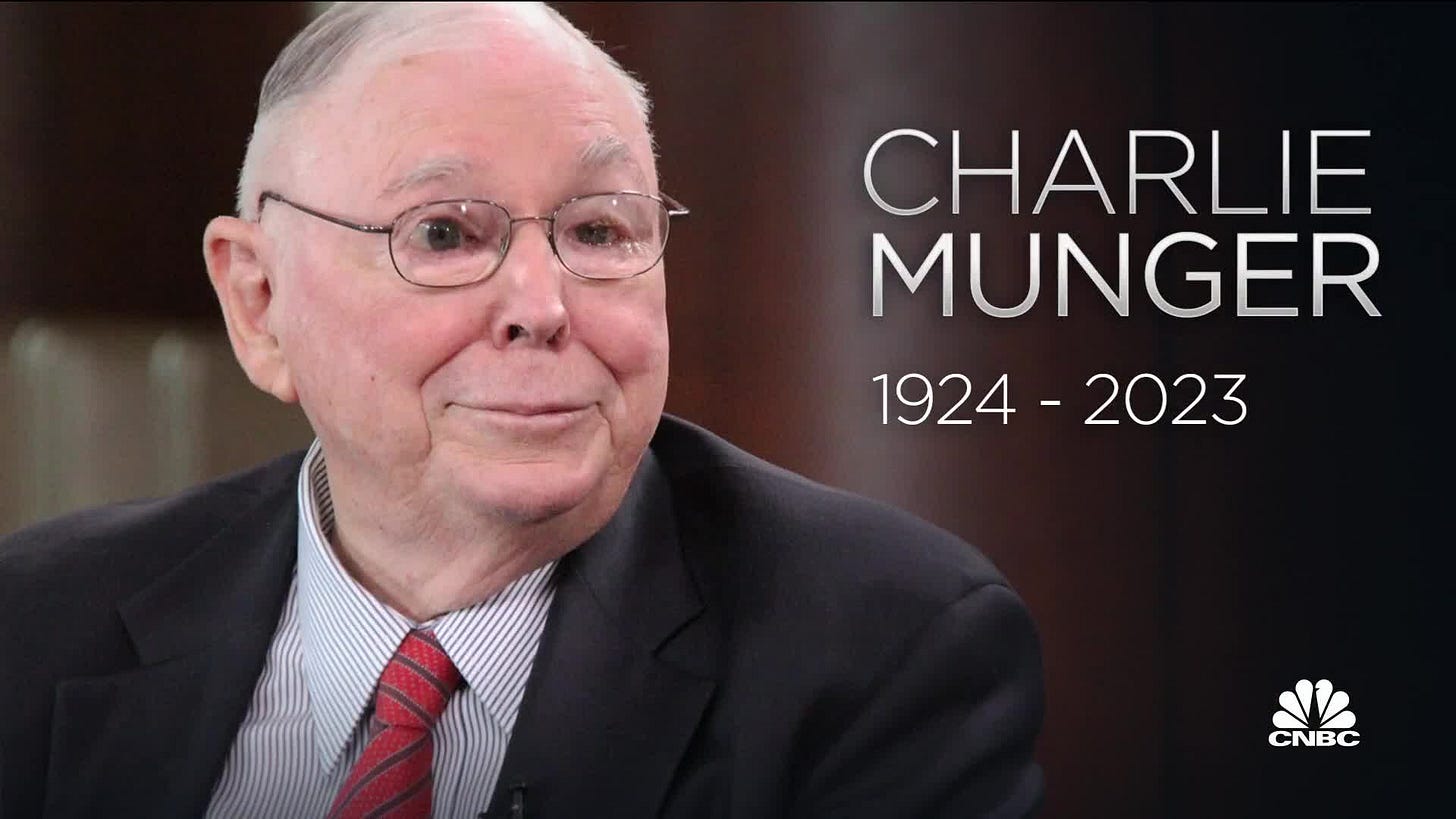 The best things I learned from Charlie Munger - a tribute