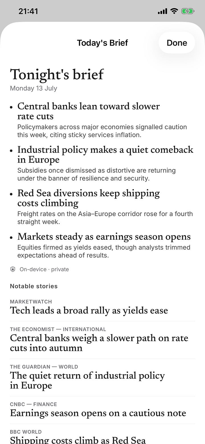 Inkline 1.2: on iPhone