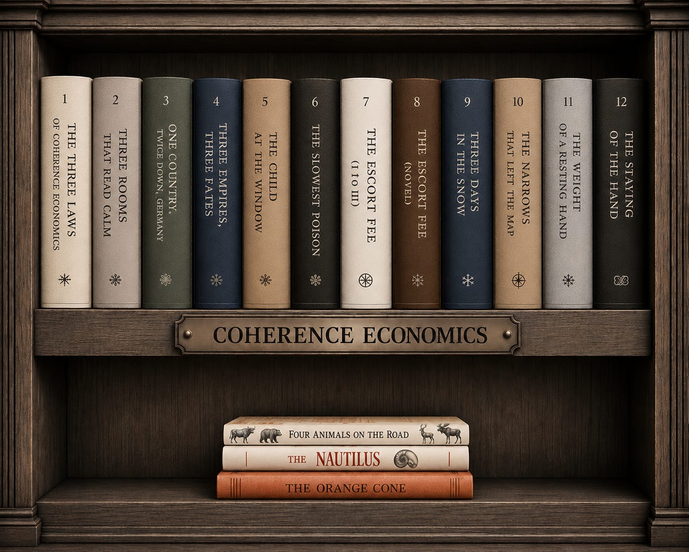 The Bookshelf of Coherence Economics