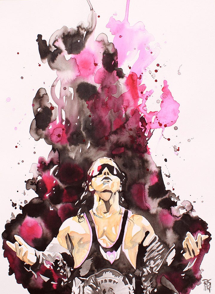 Paintings of Bret Hart