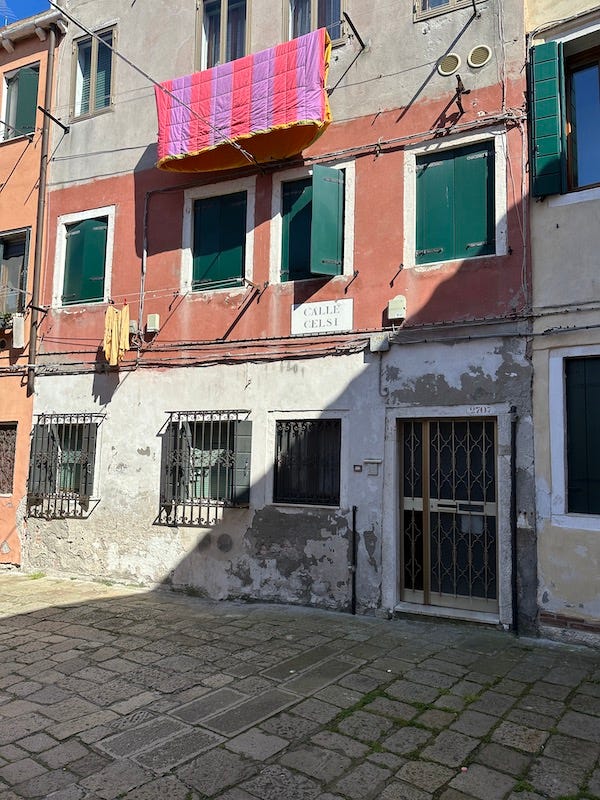 Rome and Venice street scenes