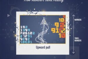 abstract illustration of numbers' effect on brain