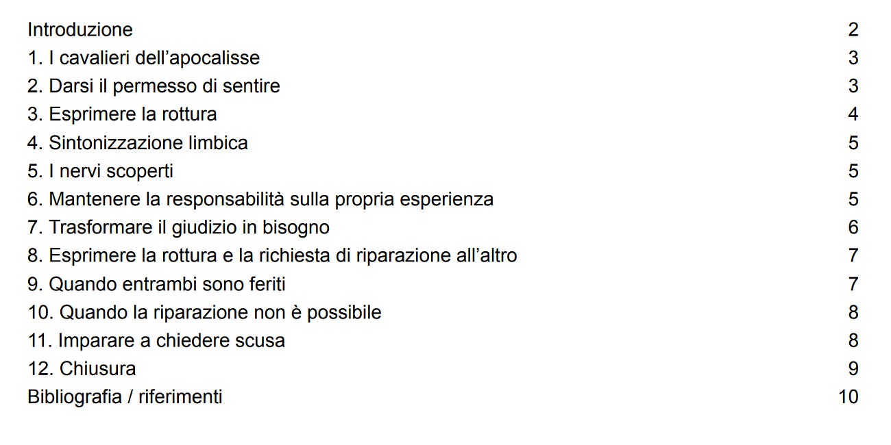 Come riparare le rotture nelle relazioni